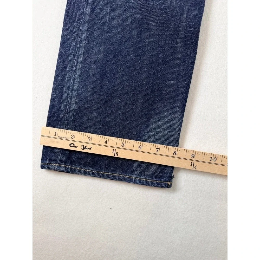 &Denim Men's Straight Leg Jeans 32x32 Button Fly Regular Waist